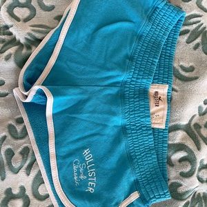 Blue booty short Hollister shorts